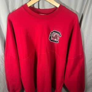 Spirit Jersey University of South Carolina Gamecocks Red Long Sleeve Shirt XL